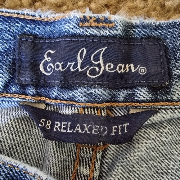 Earl jean men's medium washed relaxed fit jeans size 30x32 - Picture 11 of 11